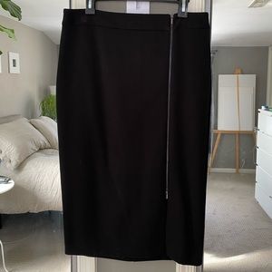 Black pencil skirt